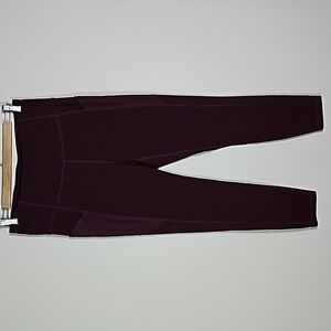 Reebok large maroon athletic leggings
